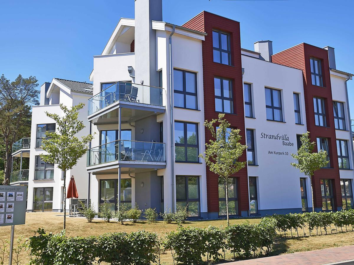 Strandvilla Baabe - Wg 12 Mit Meerblick, Kamin, Sauna, Whirlpool 外观 照片